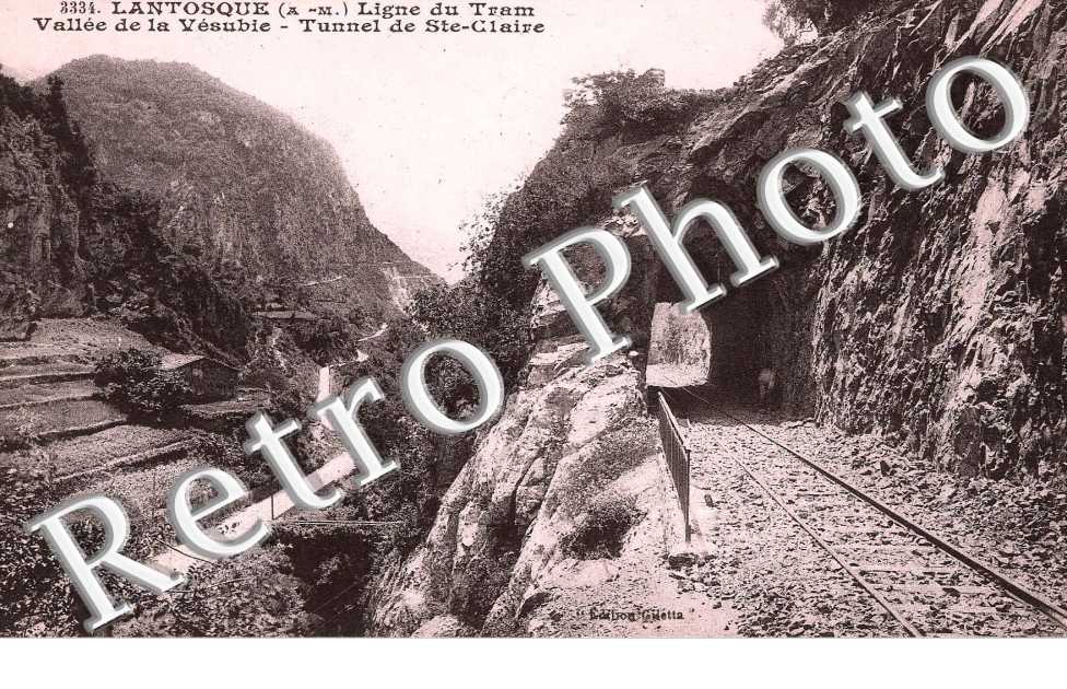 Ligne du Tram - Vallee de la Vesubie - Tunnel de Ste-Claire