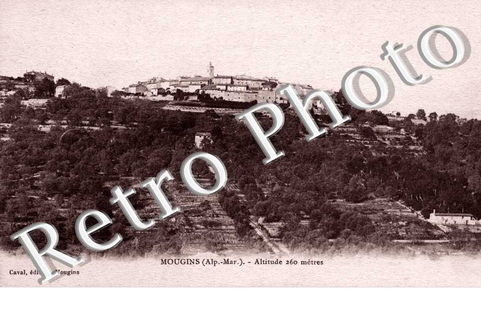mougins alt. 260 metres 5 JAN 1905