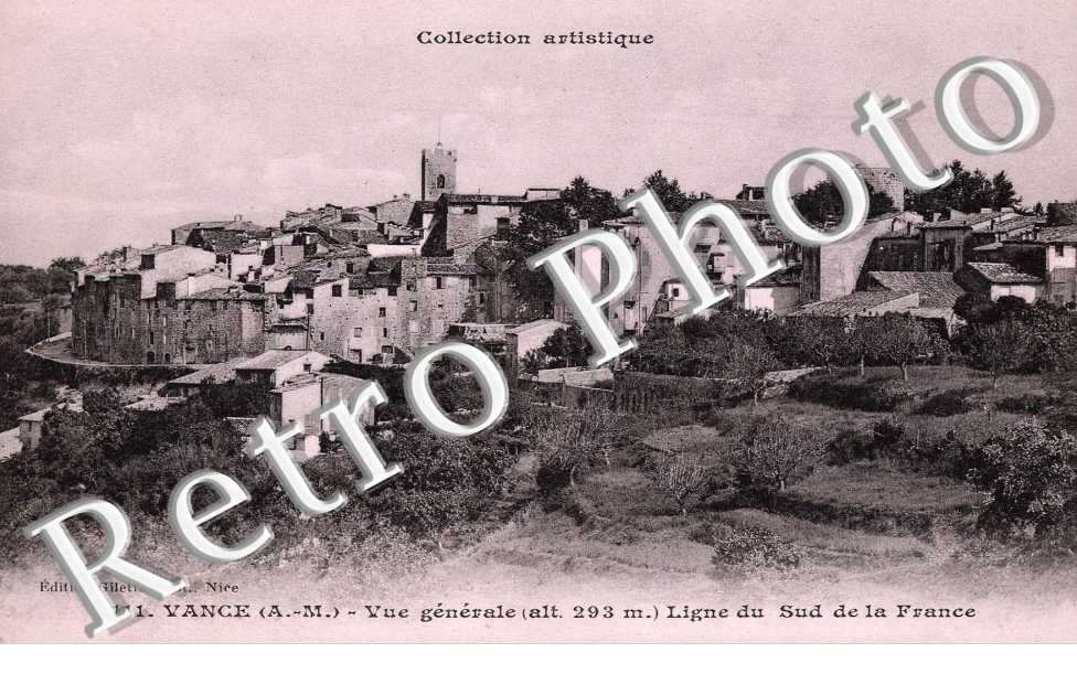 Vue generale (altitude 293 metres), Ligne du Sud de la France