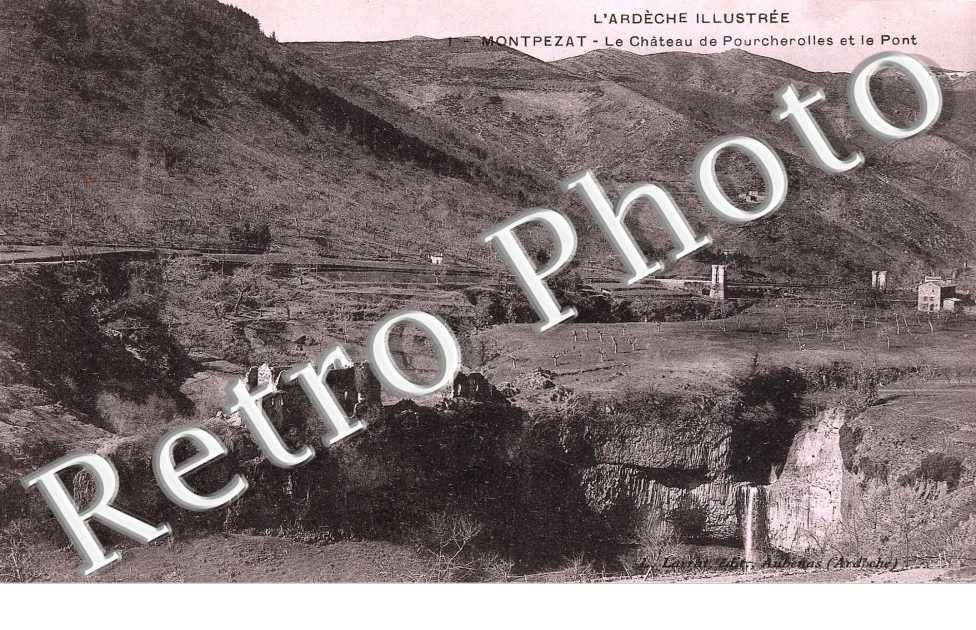 le chateau de pourcheyrolles et le pont