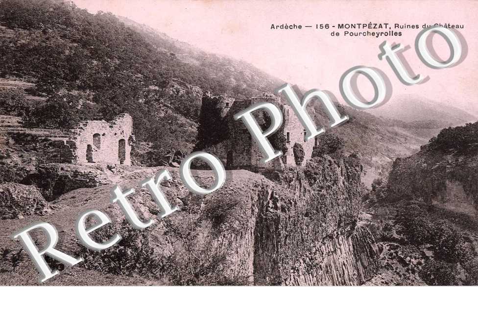 ruines du chateau de Pourcheyrolles
