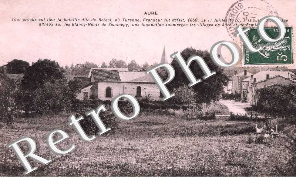 Tout proche eut lieu la Bataille dite de Rethel - Vue Générale
