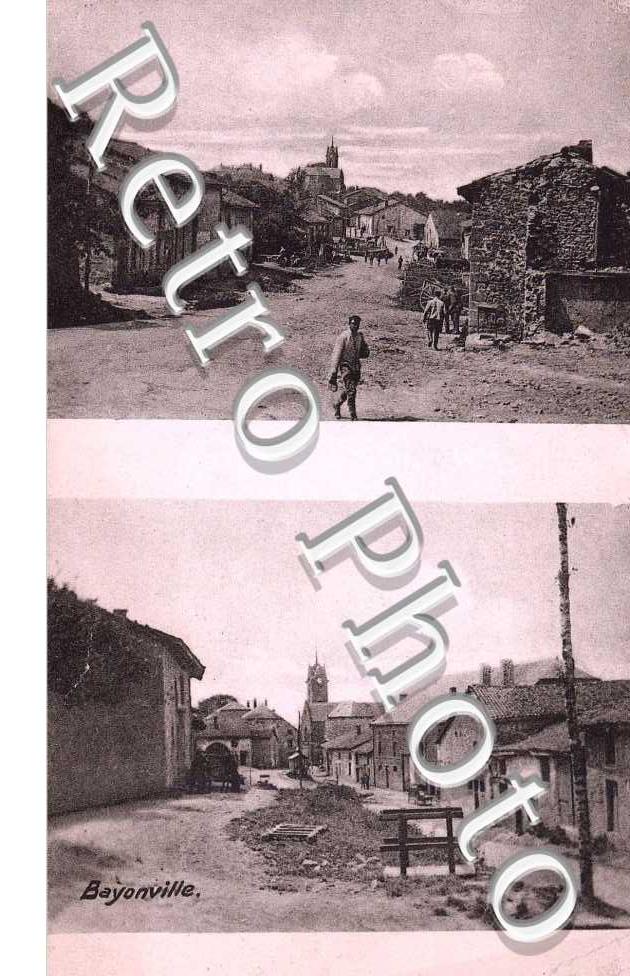 carte postale militaire allemande (une rue)