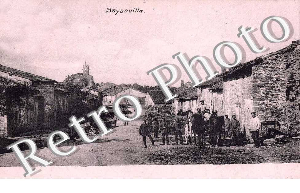 carte postale militaire allemande (une rue)