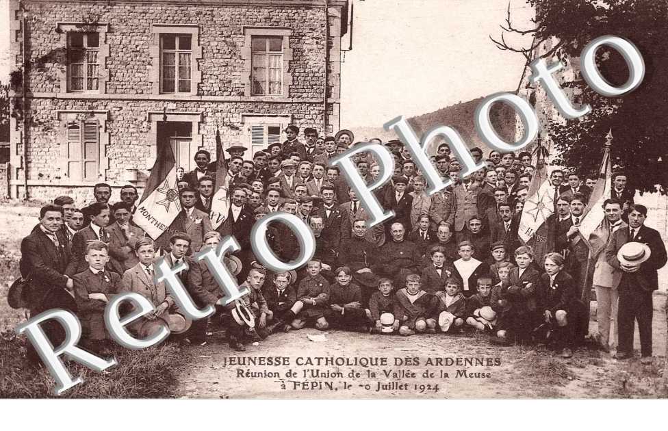 jeunesse catholique des Ardennes, reunion de l'union de la vallee de la Meuse