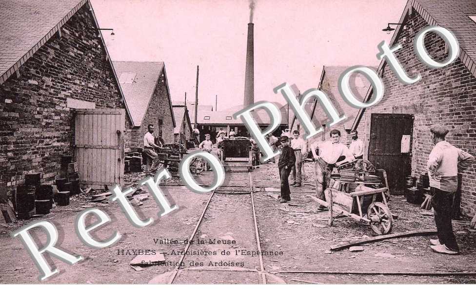 Ardoisieres de l'esperance, fabrication des ardoises