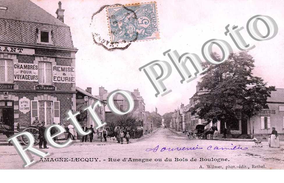 Amagne-Lucquy, rue du bois de Boulogne ou d'Amagne
