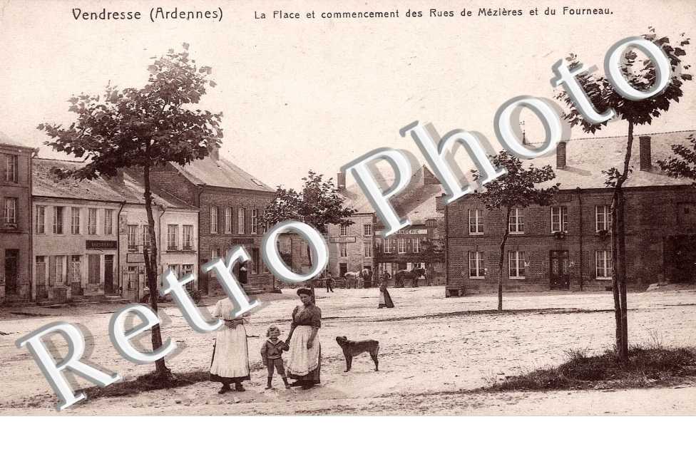 la place et commencement des rues de Mezieres et du Fourneau