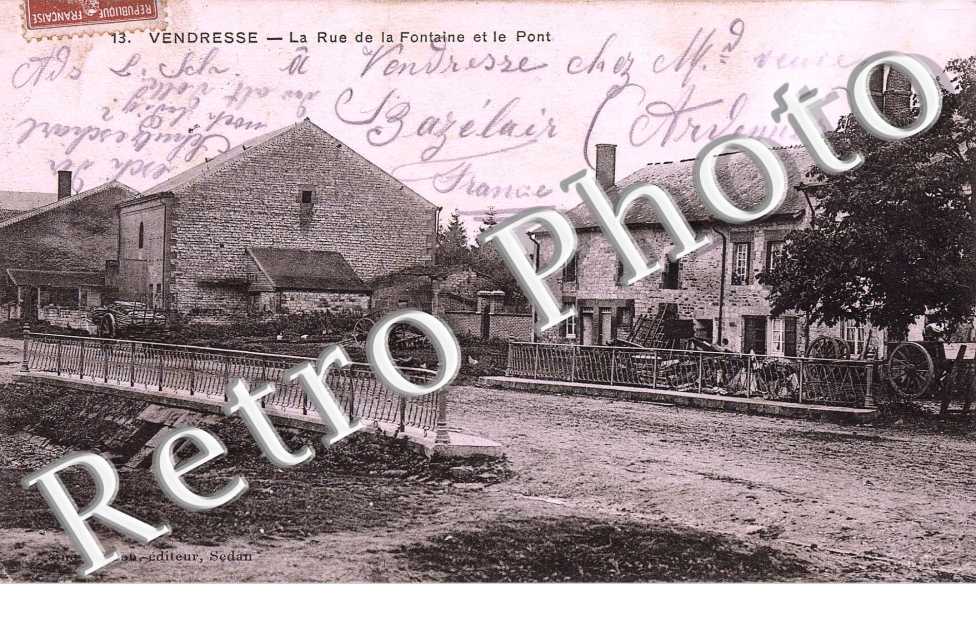 la rue de la Fontaine et le Pont