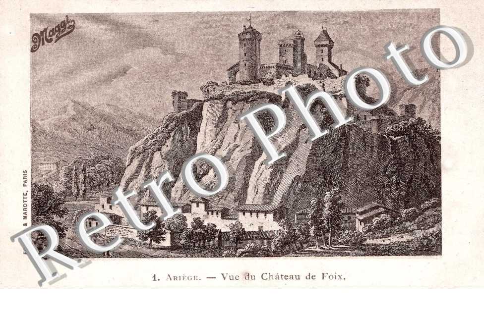 vue du chateau de foix