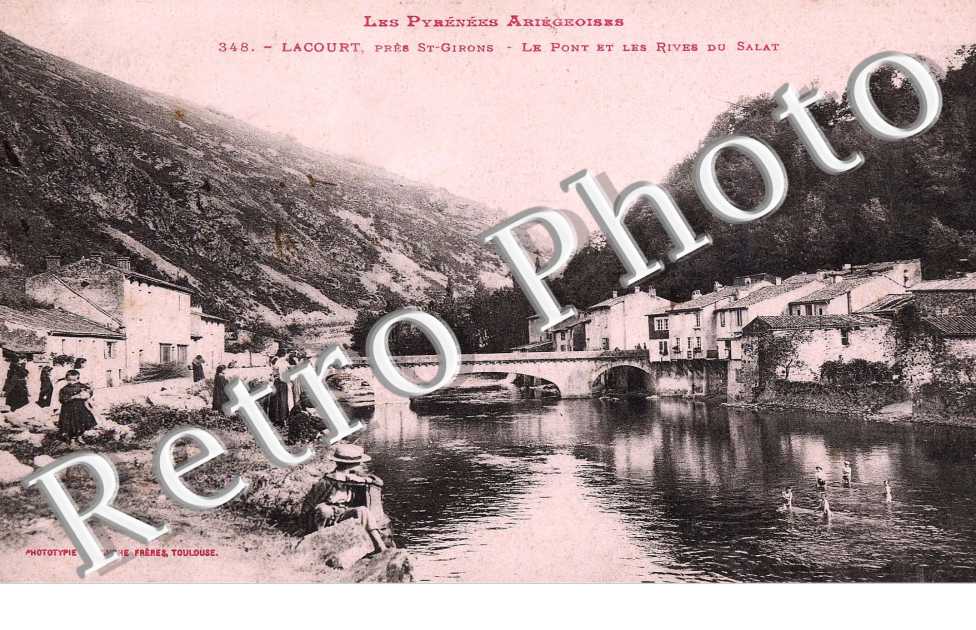 le pont et le rives du Salat
