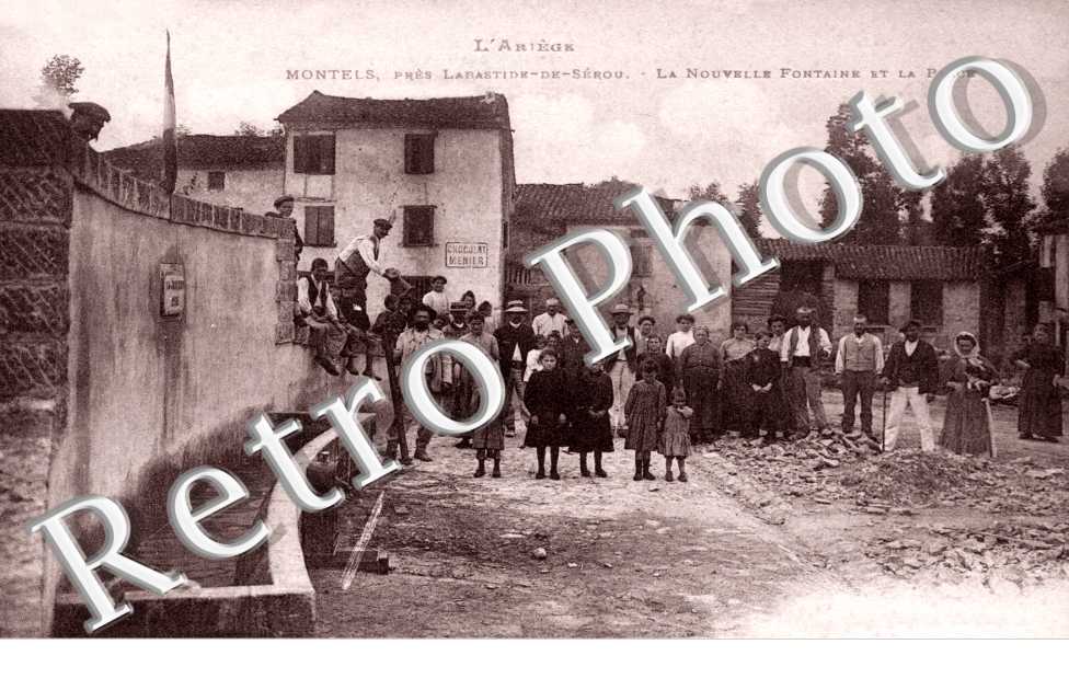 la nouvelle fontaine et la place