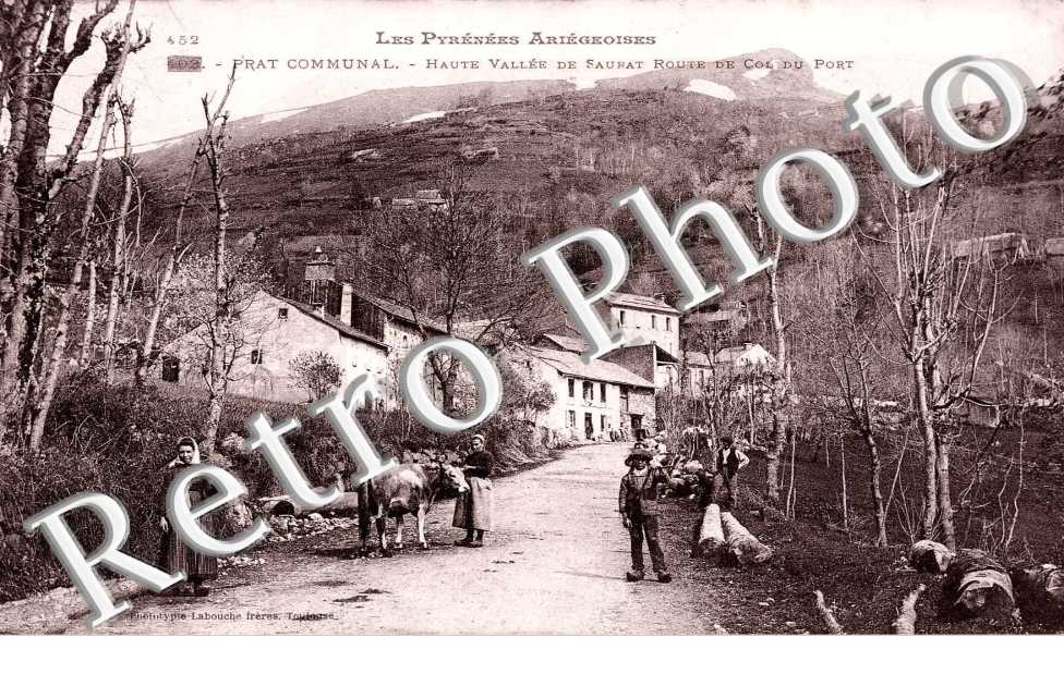 PRAT COMMUNAL -  haute vallee de Saurat et route de col du Port