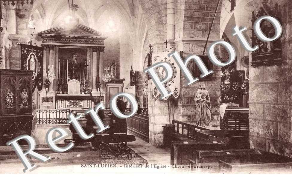 Interieur de l'Eglise, Choeur et Transept