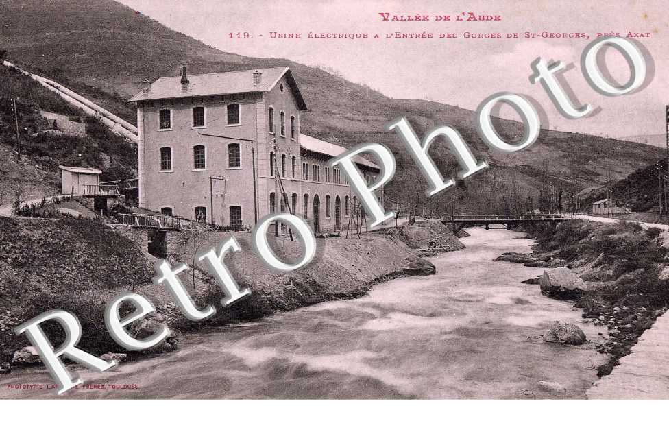Usine electrique a l'entree des Gorges de Saint Georges