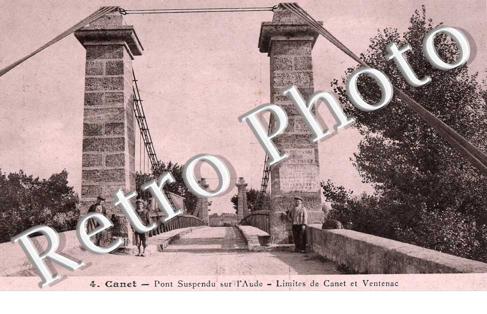 Pont suspendu sur l'Aude