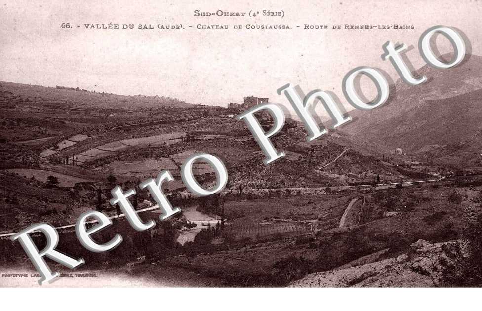 Chateau de Coustaussa - Route de Rennes-les-bains