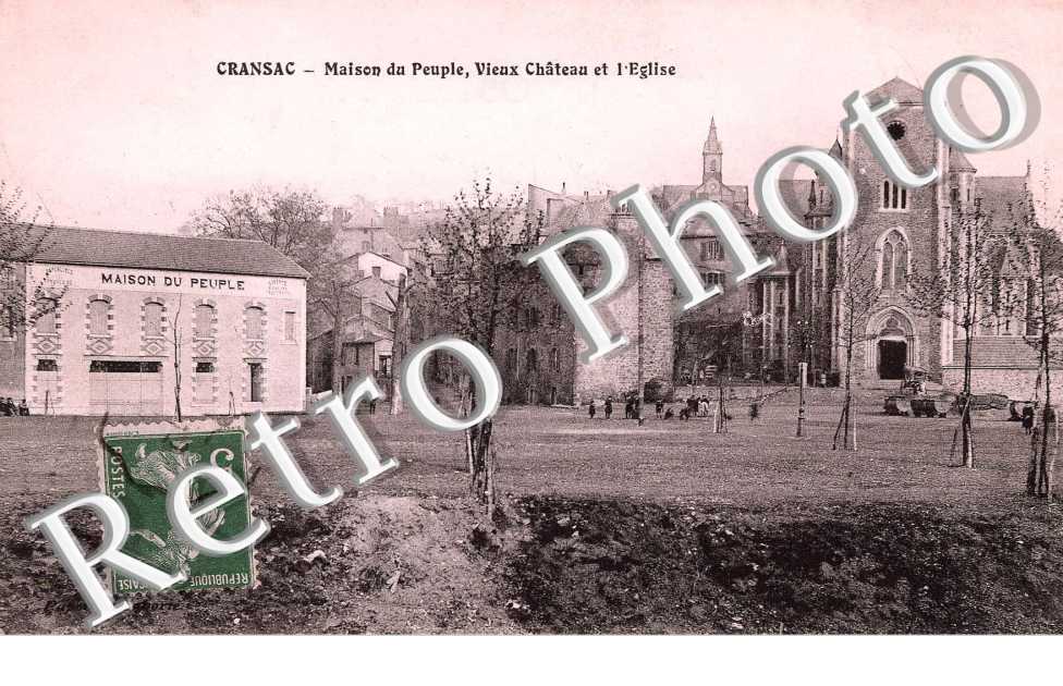 maison du peuple - vieux chateau et l'eglise