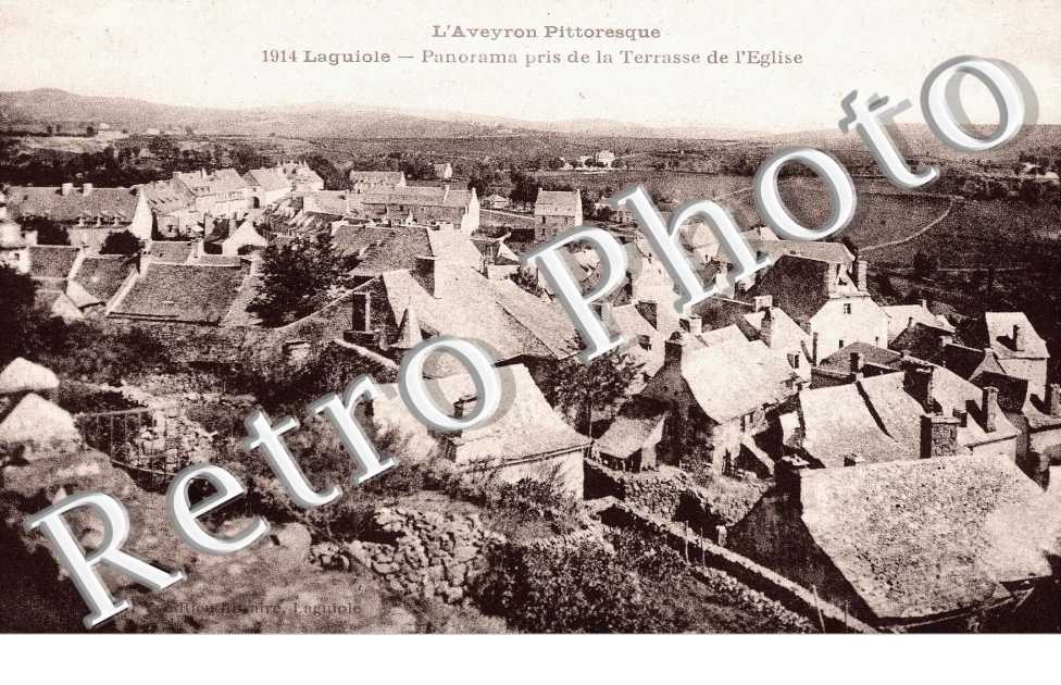 Panorama pris de la terrasse de l'eglise
