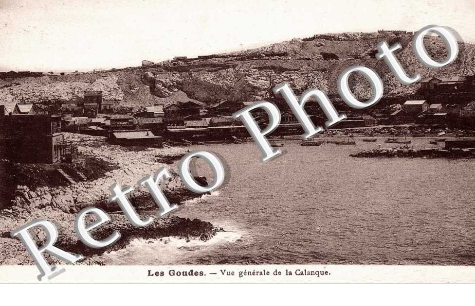 LES GOUDES Vue generale DE LA CALANQUE