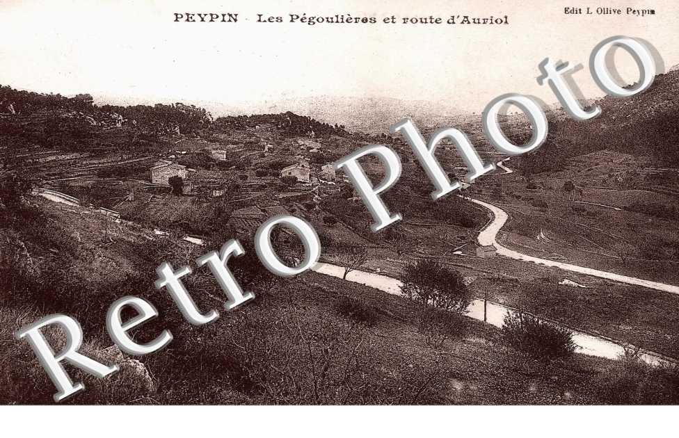 Les Pegoulieres et Route d'Auriol