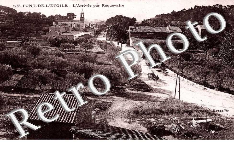 PONT DE L'ETOILE - l'arrivee par roquevaire
