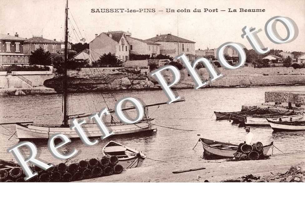 Un coin du port - La beaume