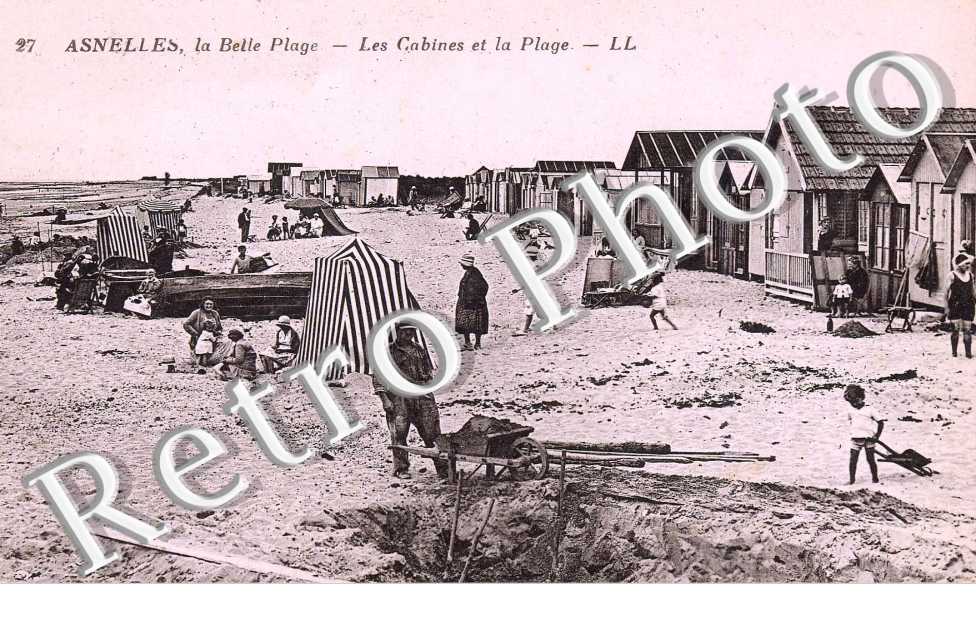 les cabines et la plage