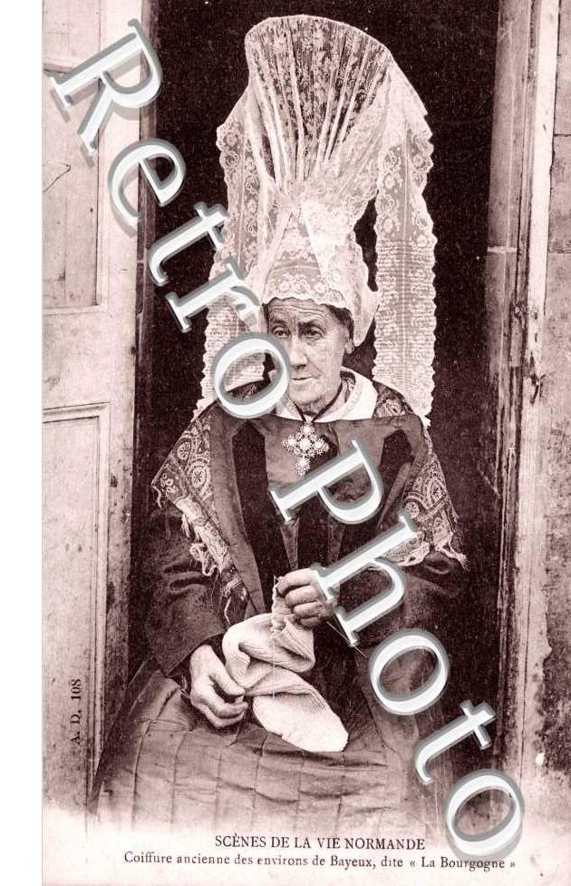 coiffure ancienne dite "La Bourgogne"