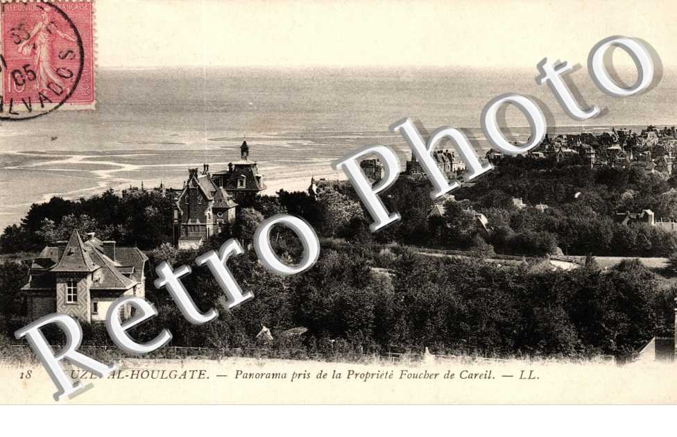 panorama pris de la propriete de Foucher de careil