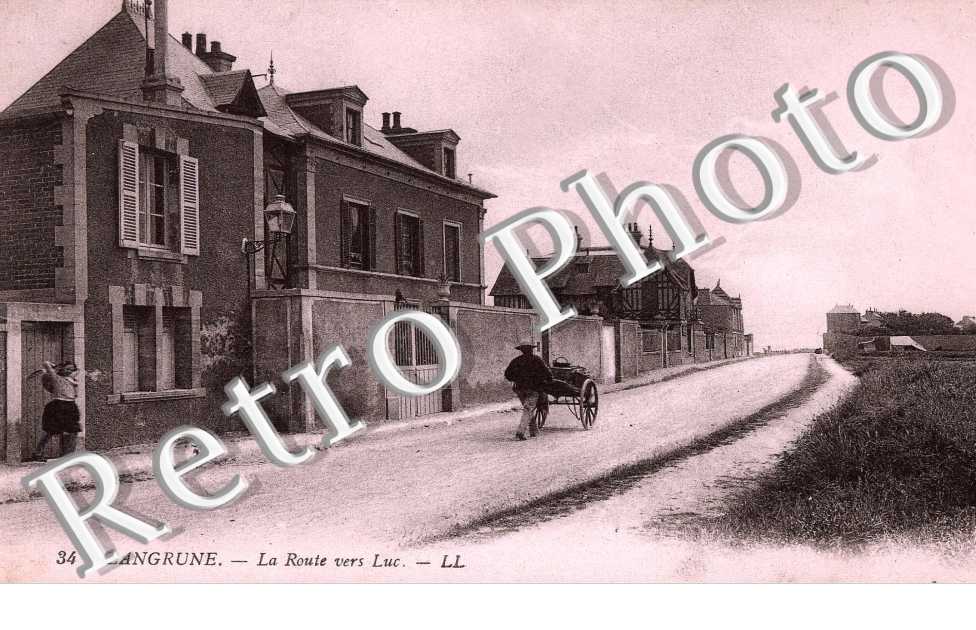 la rue vers Luc