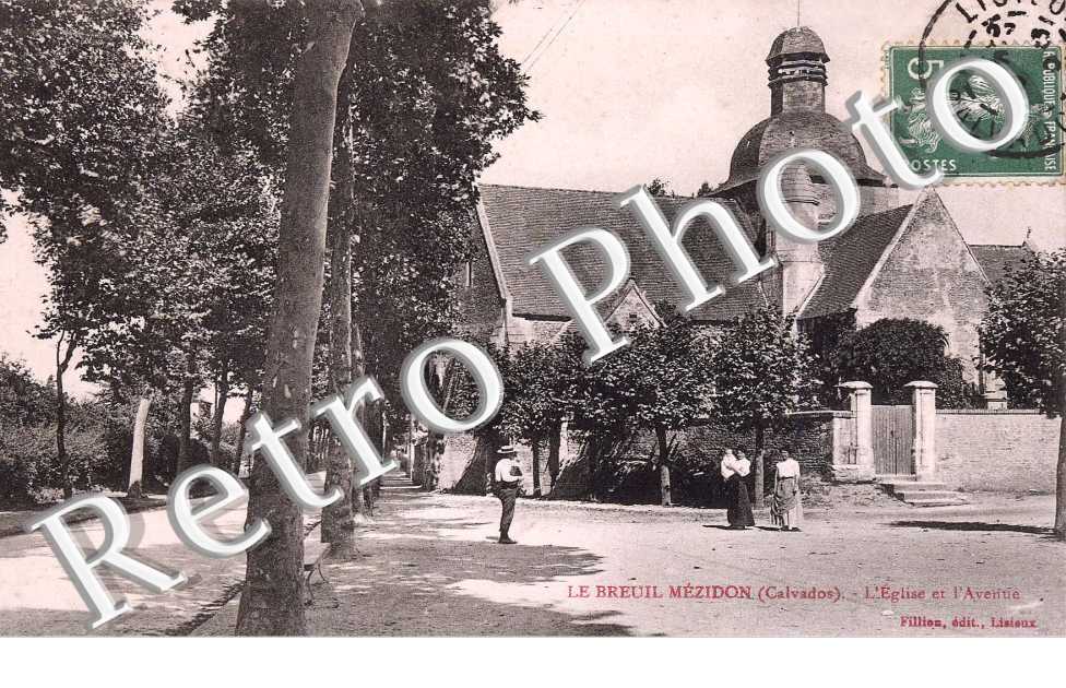 Le Breuil l'eglise et l'avenue