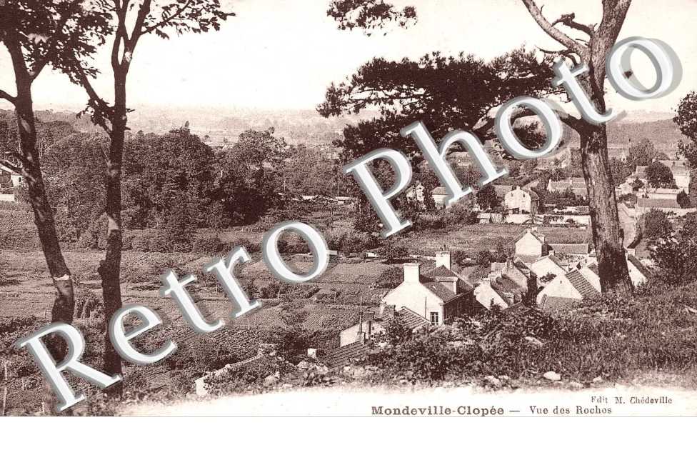 Mondeville-Clopee, vue des roches