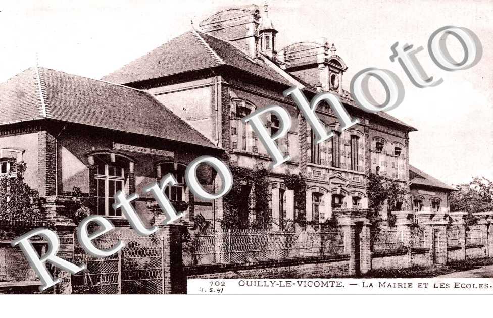 la mairie et les ecoles