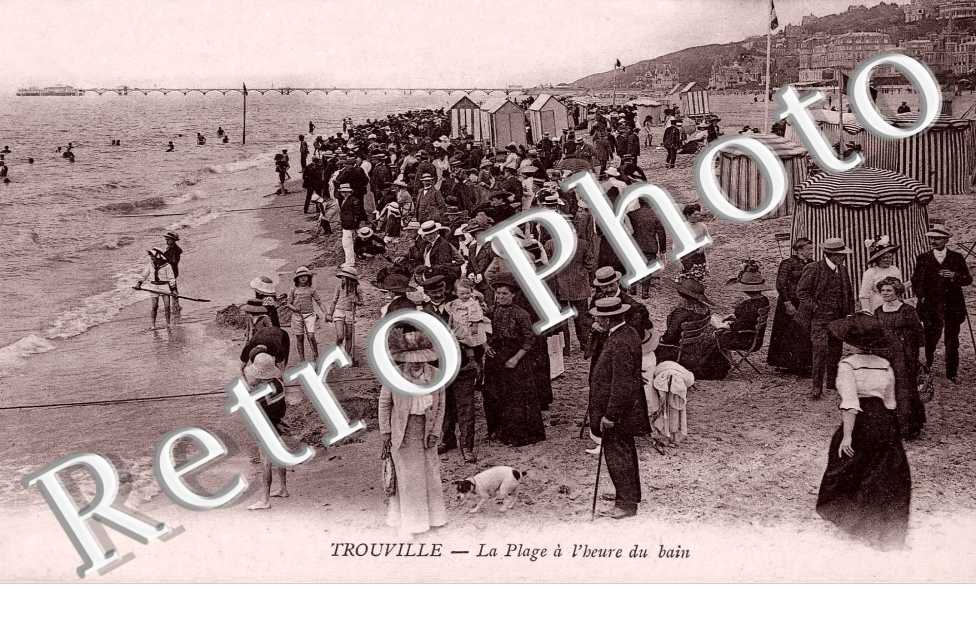 la plage a l'heure du bains