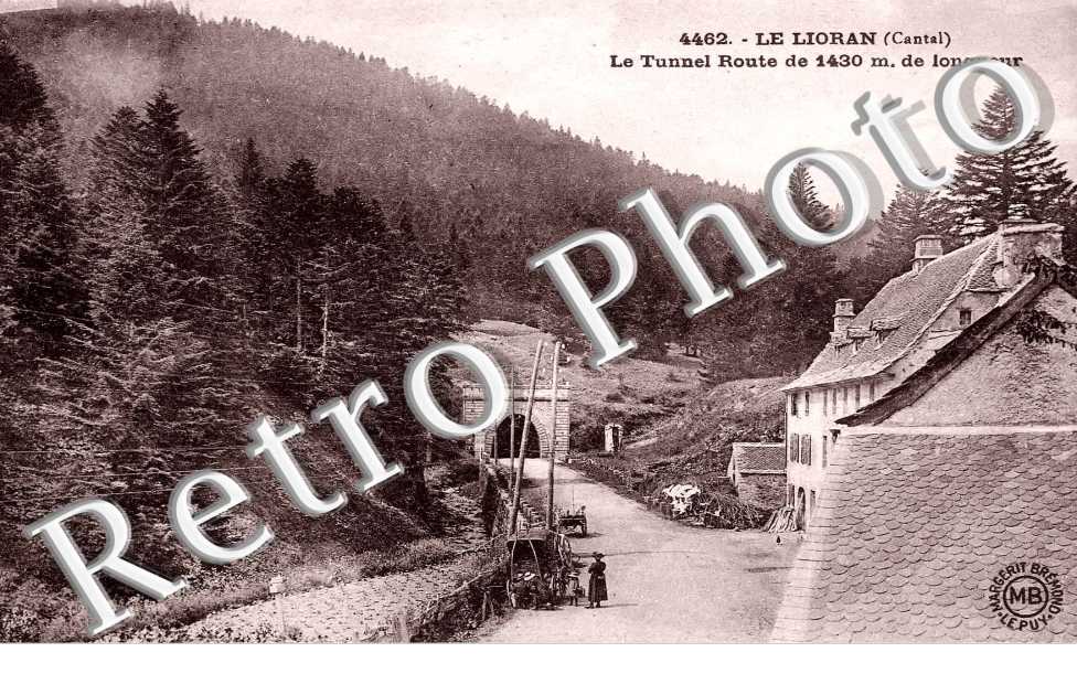 Le Lioran -  Tunnel de la route