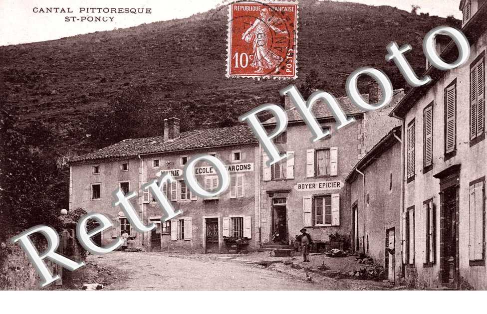 Mairie - ecole des garcons - Boyer epicier