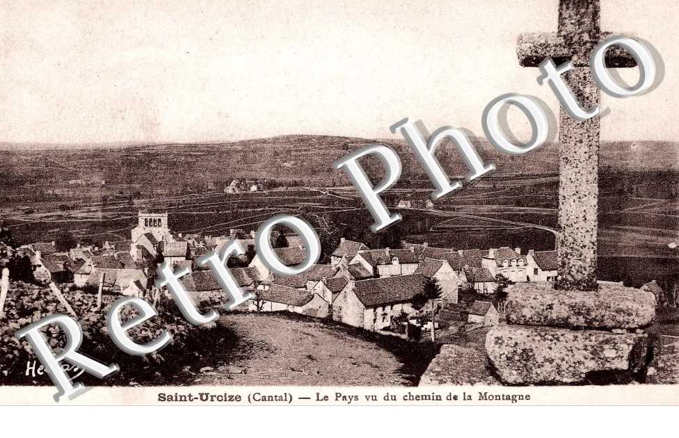 Le pays vu du chemin de la montagne
