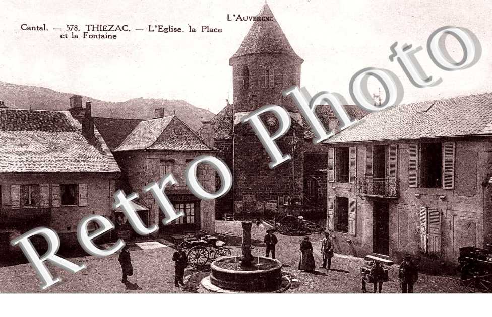 l'eglise, la place et la fontaine