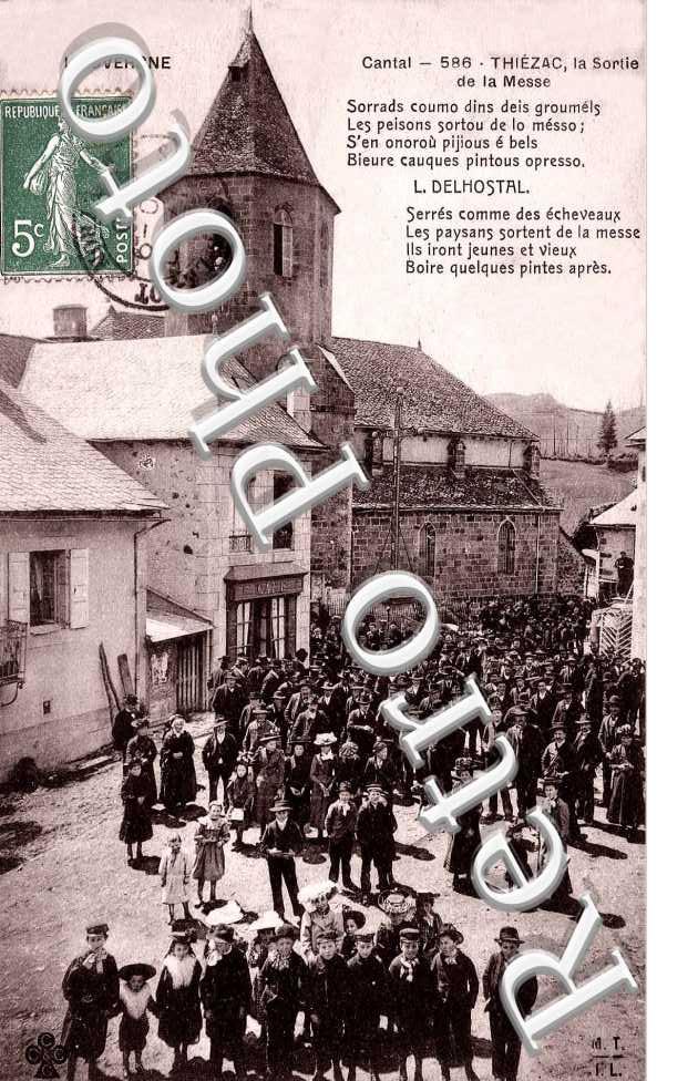 la sortie de la messe