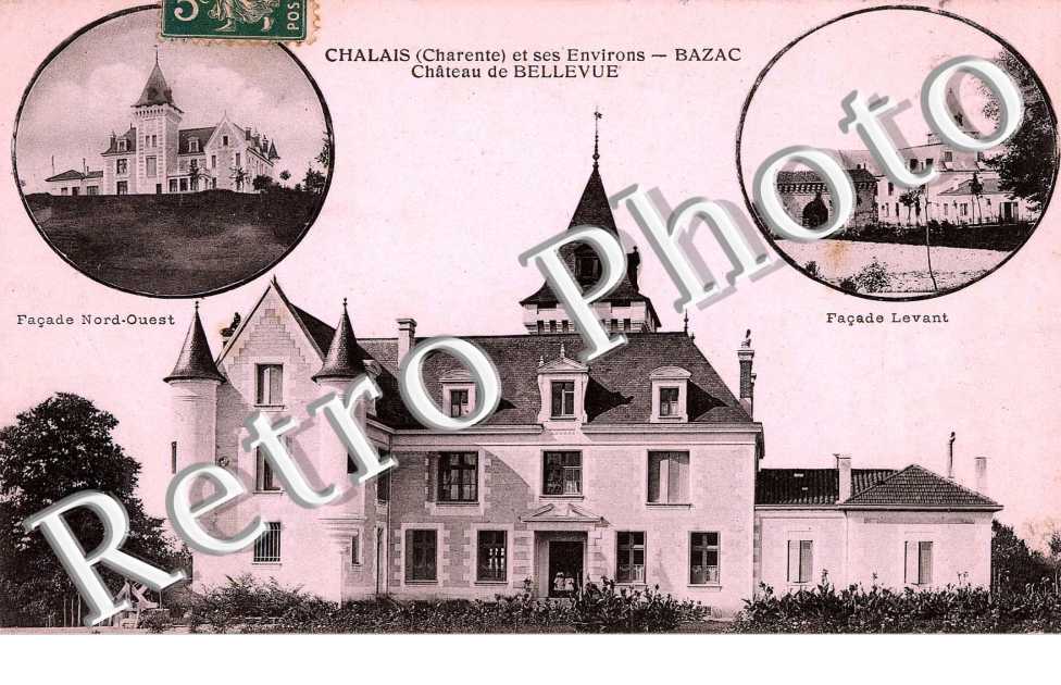 Bazac, chateau de Bellevue