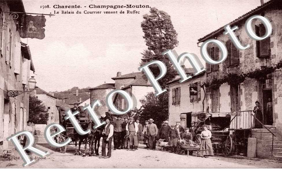 Le relais du courrier venant de Ruffec