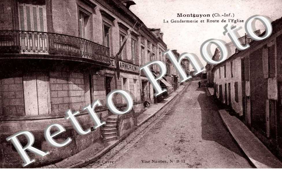 la gendarmerie et route de l'Eglise