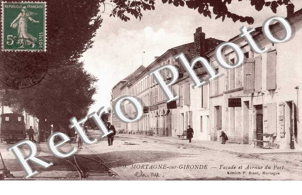 facade et avenue du port