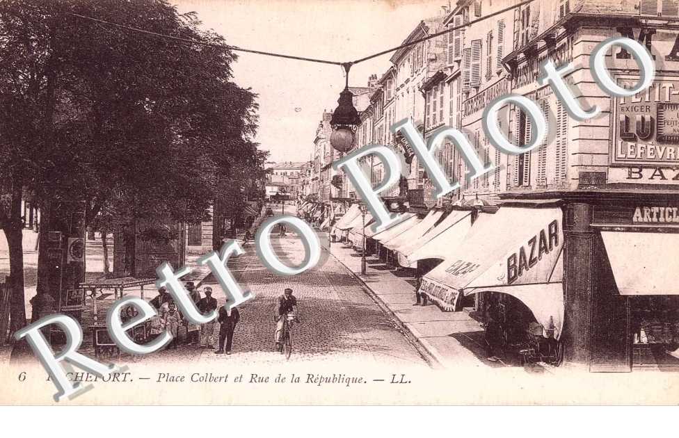 place Colbert et rue de la Republique