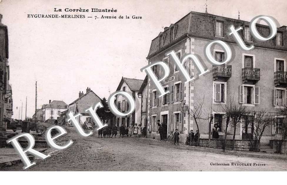Eygurande Merlines - avenue de la gare