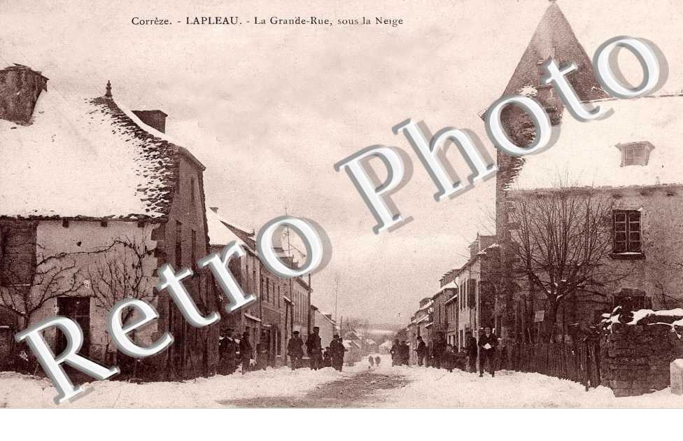 la grande rue sous la neige
