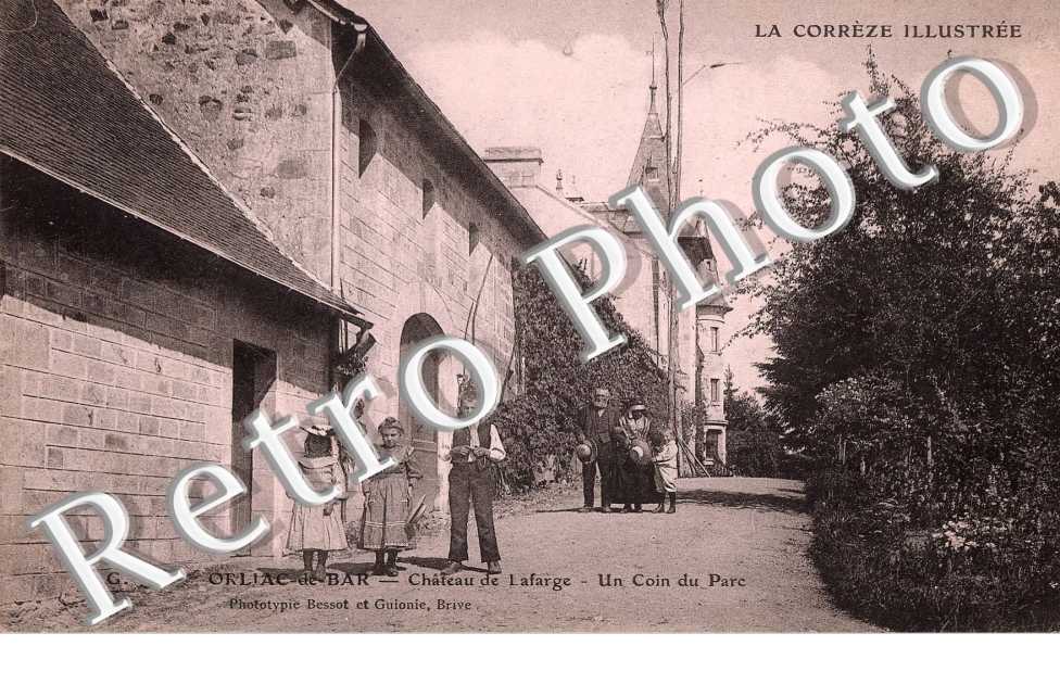 CHATEAU DE LAFARGE UN COIN DU PARC