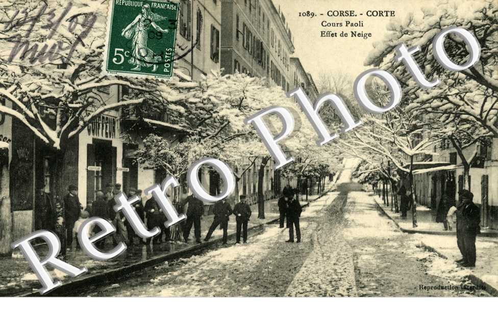cours paoli - effet de neige