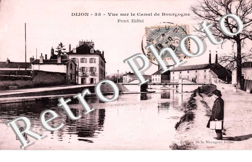 Pont Eiffel Vue sur le canal de Bourgogne